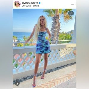 MIAOU Ginger Dress in Azul in Small